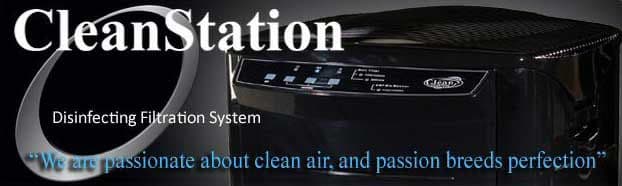 A photo of the CleanStation air purification system.