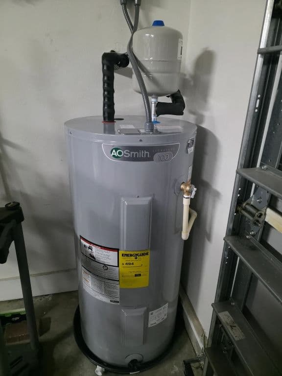 An AO Smith water heater.