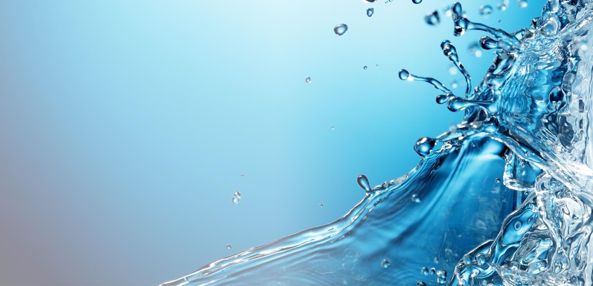 Water splashing